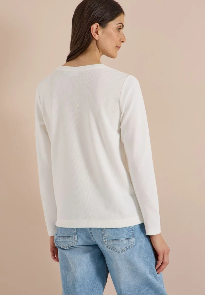 Langarm Shirt mit Rundhals und Tunnelzug