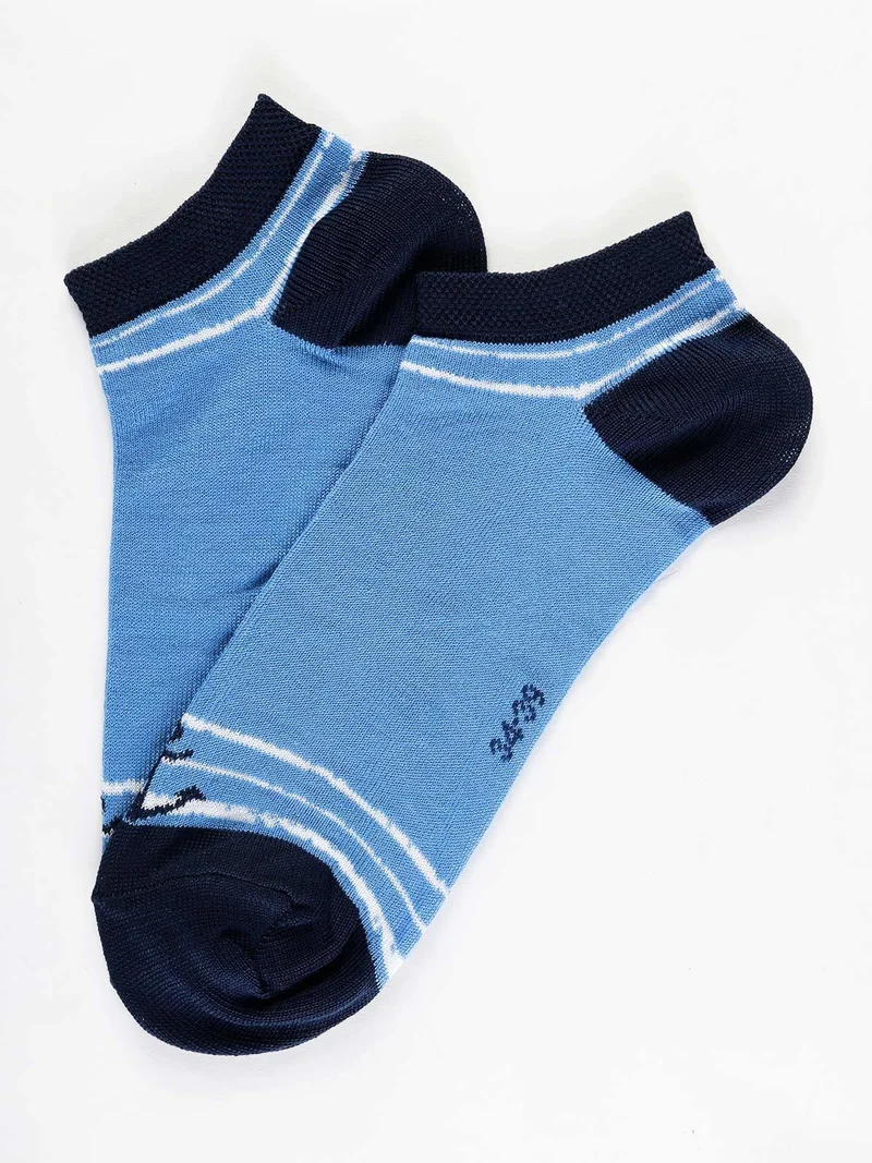 salvapiede in cotone da bimbo - azzurro