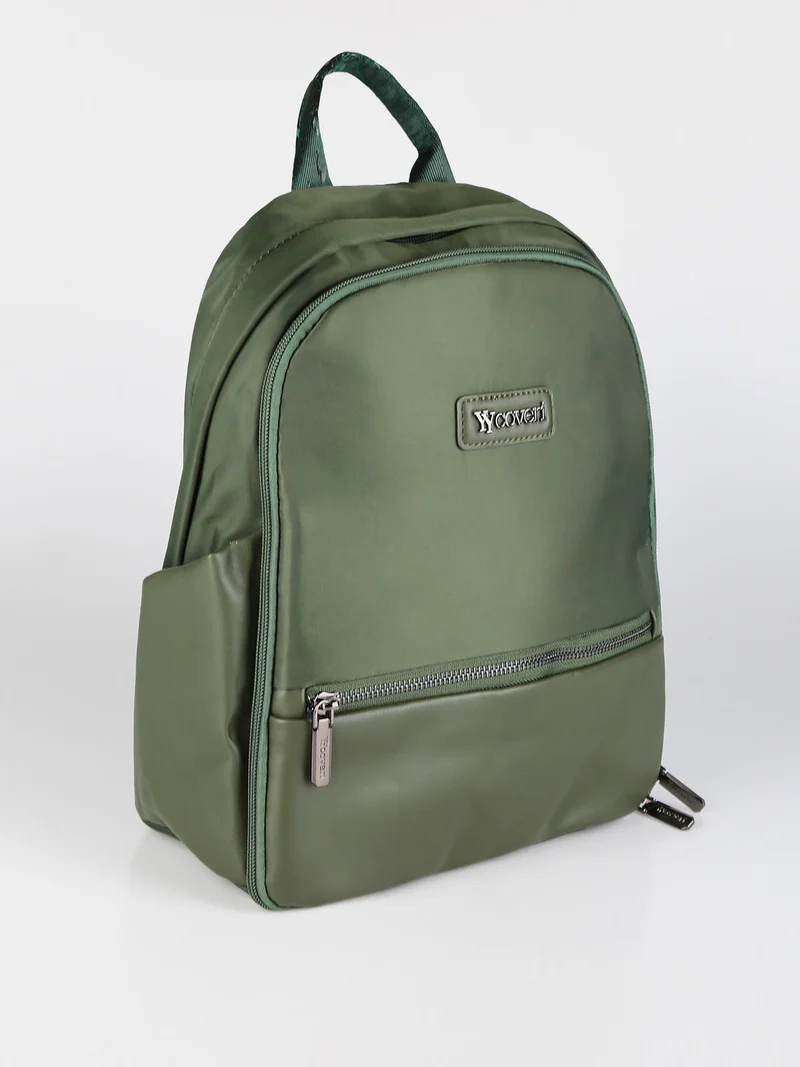 Zaino donna in tessuto - verde