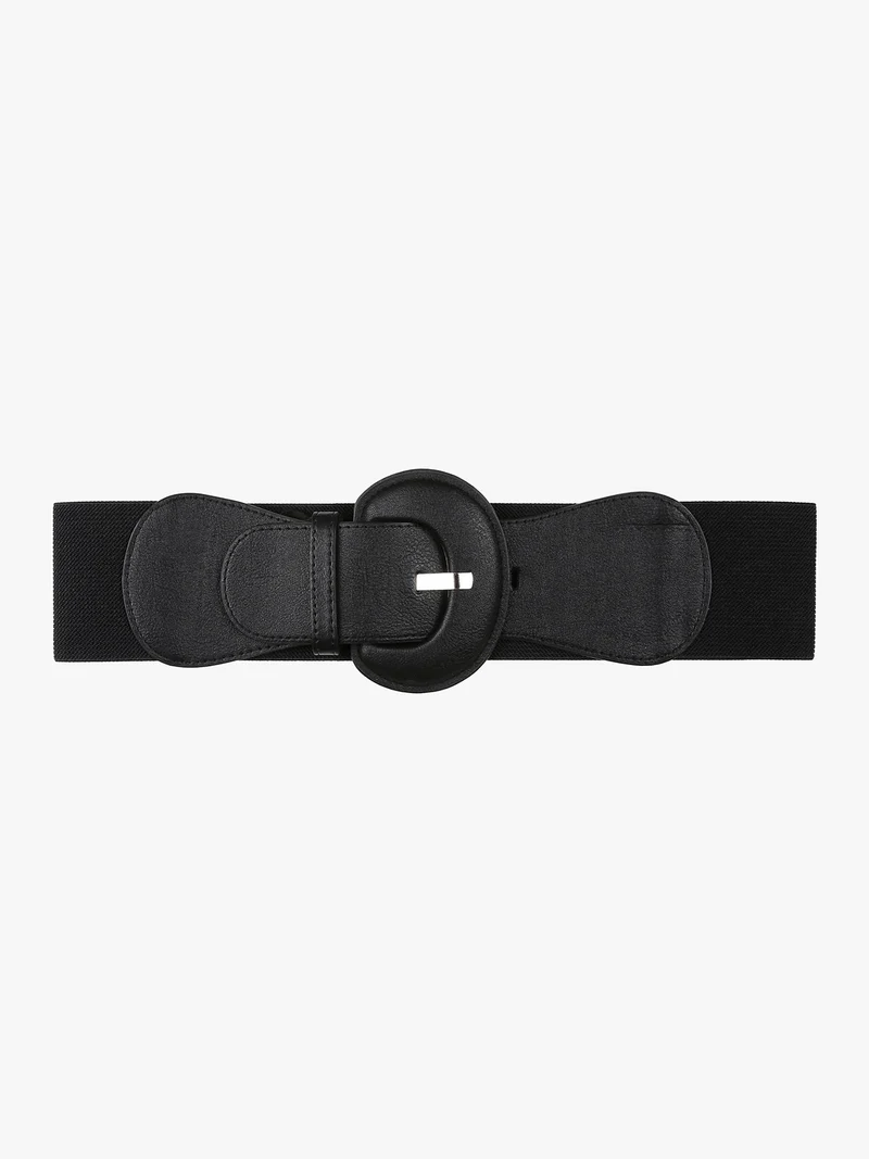 Cintura stringivita elasticizzata - nero