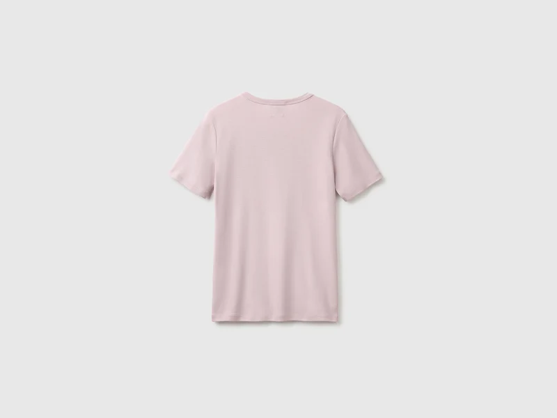 Kurzärmeliges T-Shirt mit Glitzerlogo