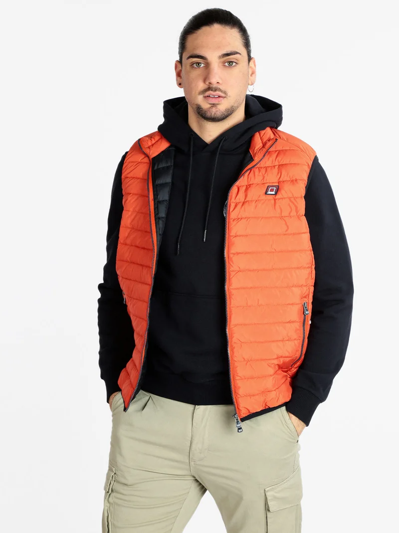 Gilet imbottito uomo - arancione