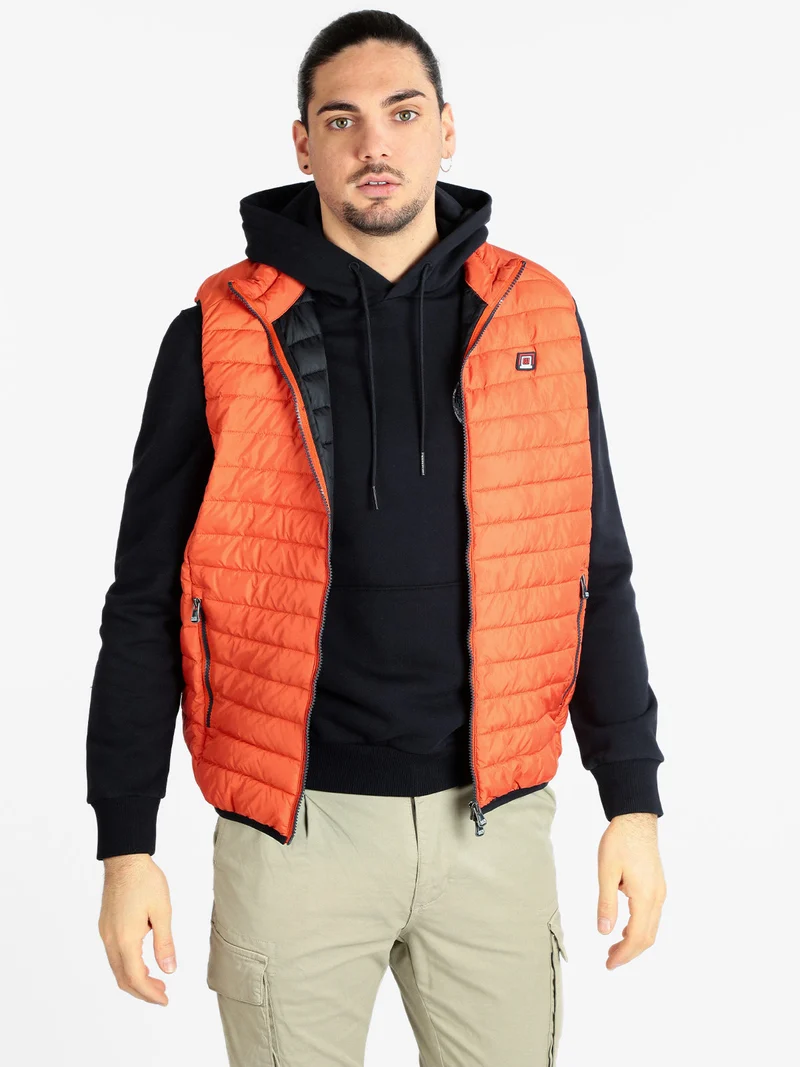 Gilet imbottito uomo - arancione