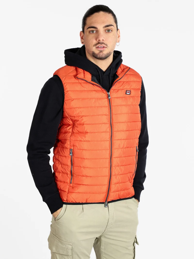 Gilet imbottito uomo - arancione