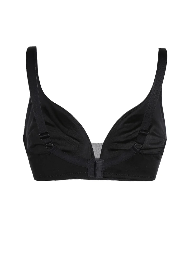 Reggiseno sfoderato coppa C senza ferretto - nero