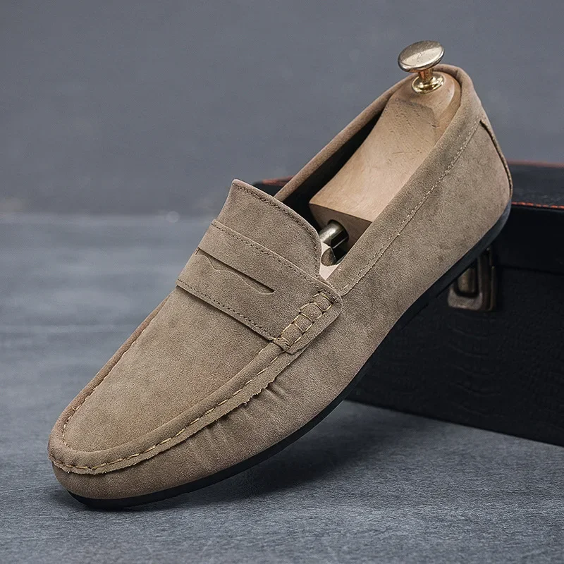 Lightweight Suede Men's Loafers