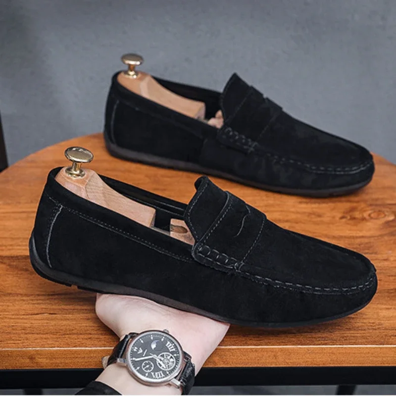 Lightweight Suede Men's Loafers