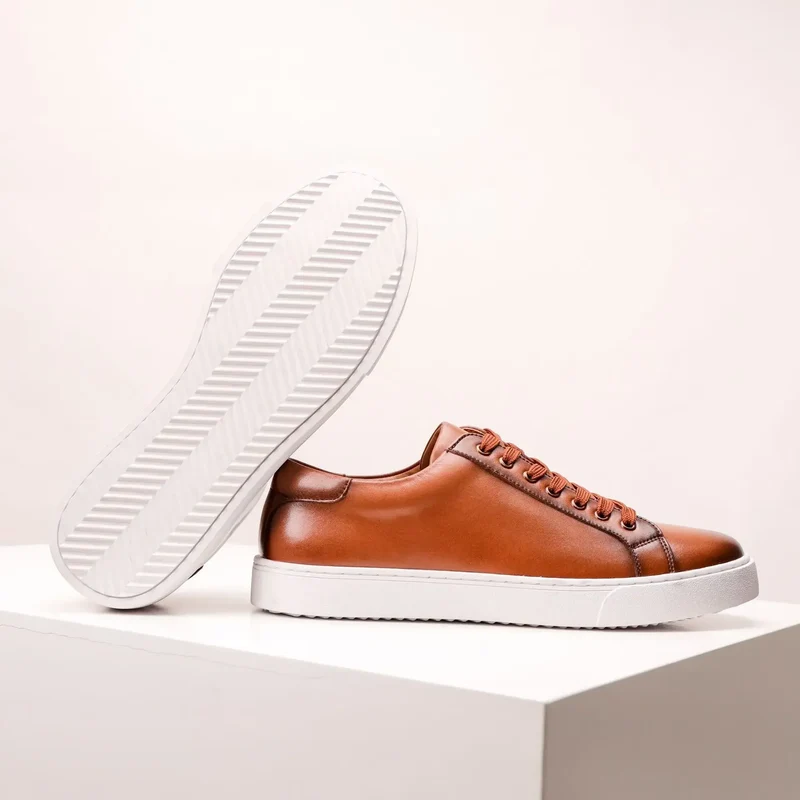Genuine Leather Sneakers