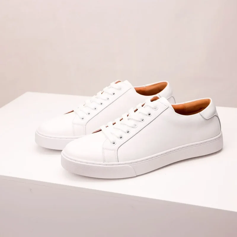 Genuine Leather Sneakers