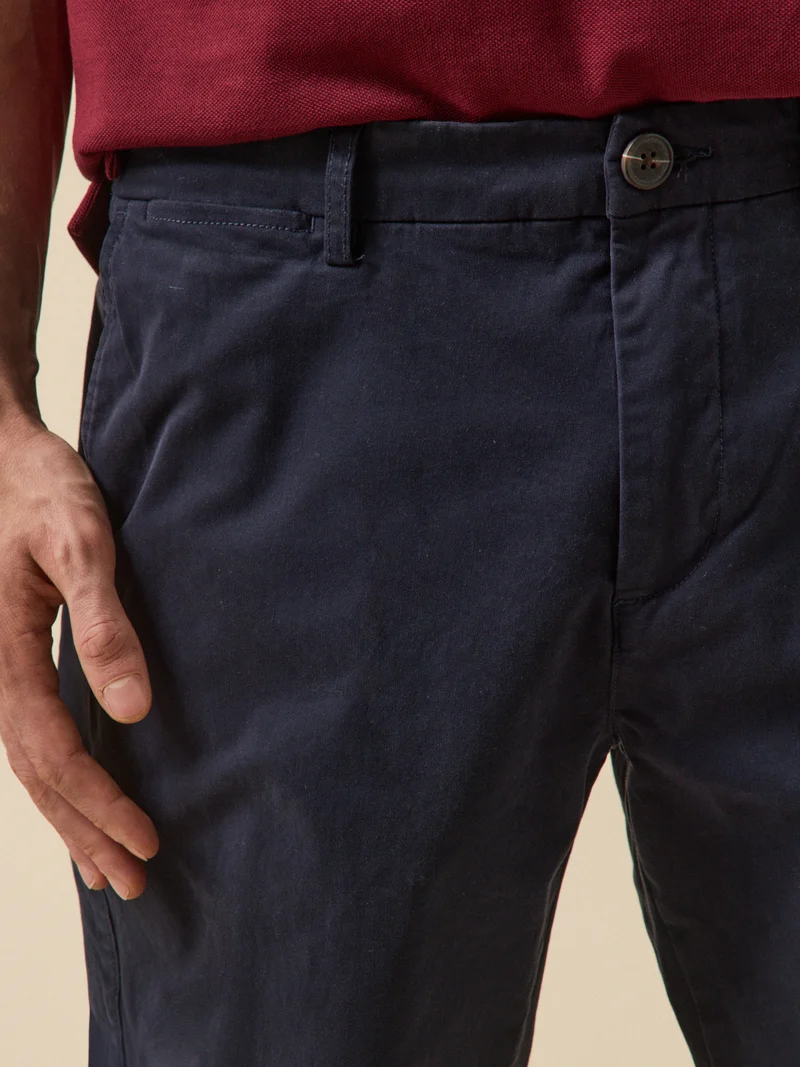 Herren-Chinohose aus Gabardine
