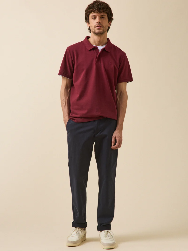 Herren-Chinohose aus Gabardine