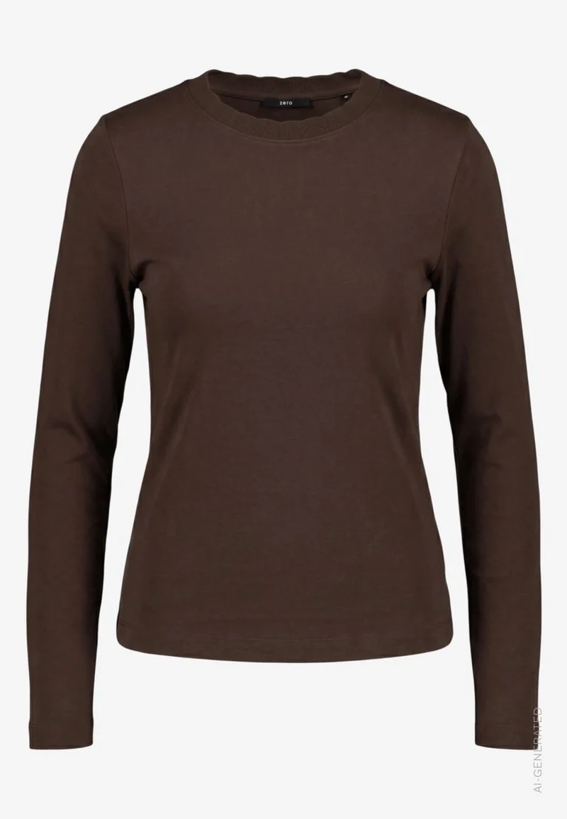 Langarmshirt Damen aus Baumwolle