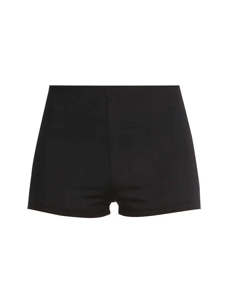 Culotte donna in tessuto elasticizzato - nero