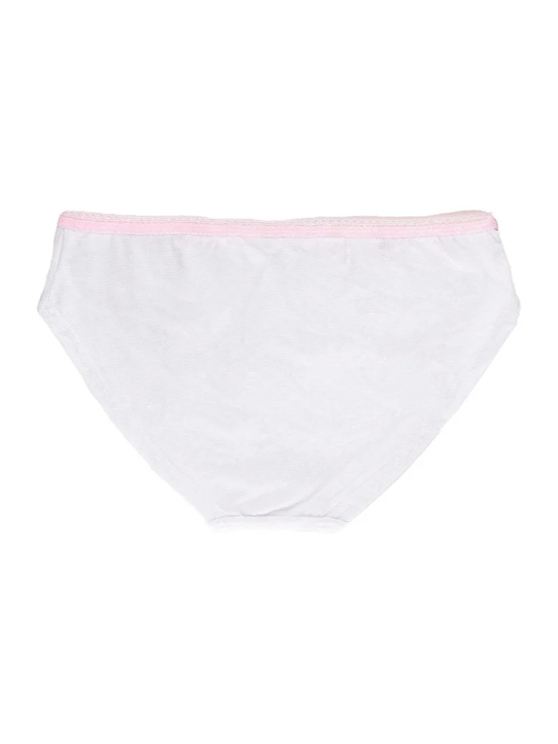 Slip bimba in cotone con fiocco - bianco