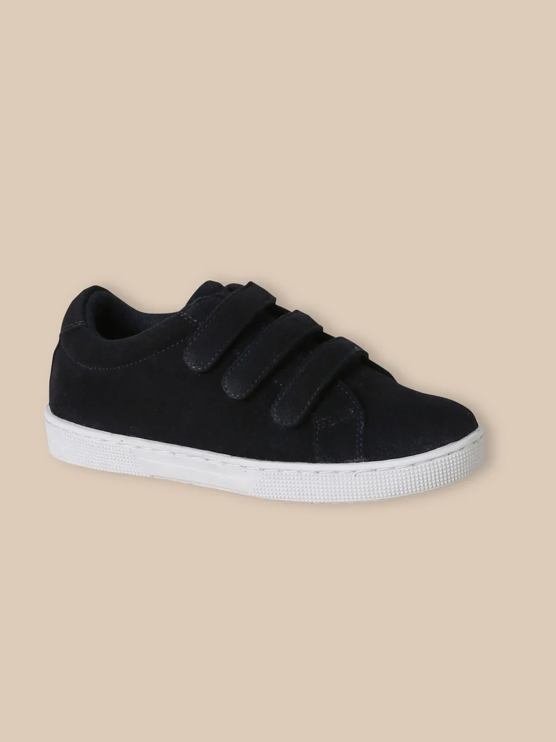 Jungen-Sneaker Low aus Veloursleder