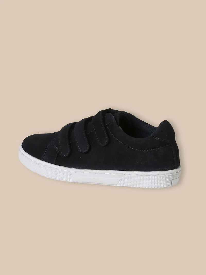 Jungen-Sneaker Low aus Veloursleder