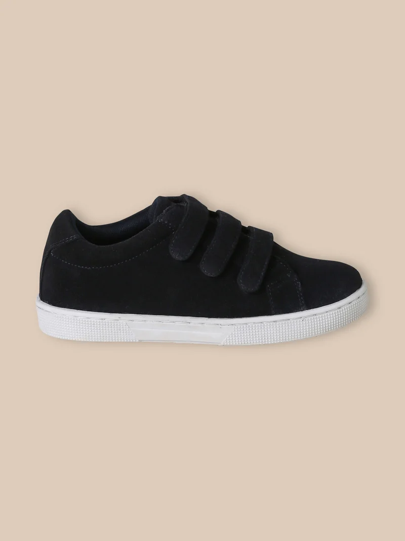 Jungen-Sneaker Low aus Veloursleder