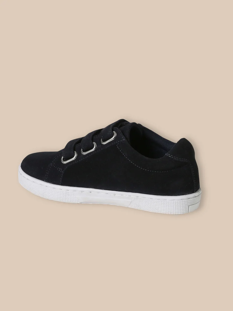 Jungen-Sneaker Low aus Veloursleder