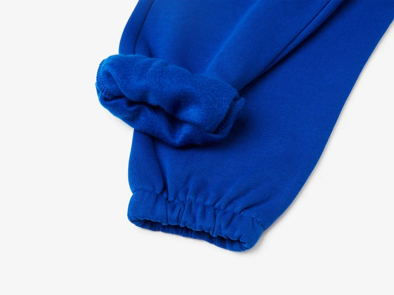 Warme Fleece-Jogginghose mit Kordelzug