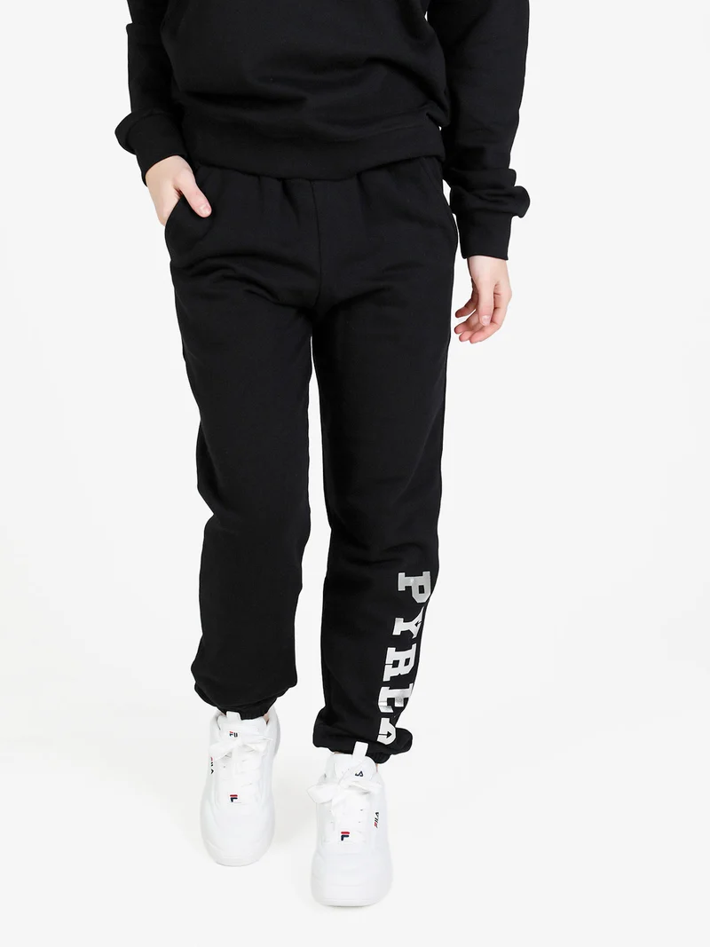 Pantaloni donna sportivi in felpa - nero