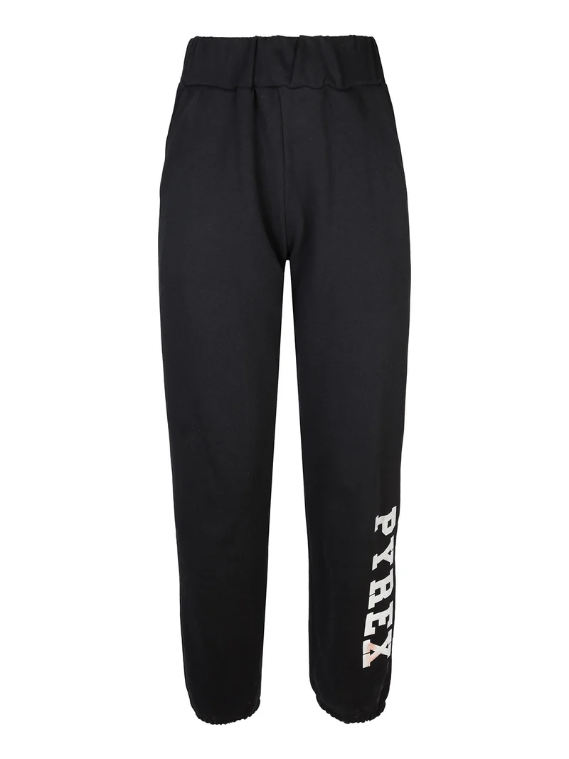 Pantaloni donna sportivi in felpa - nero