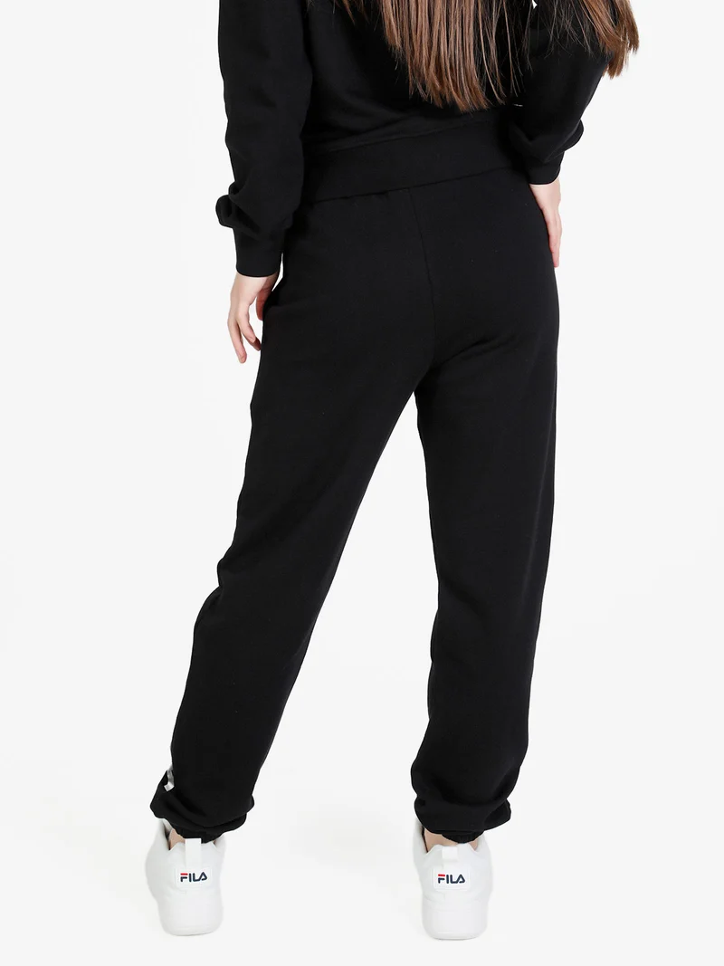 Pantaloni donna sportivi in felpa - nero