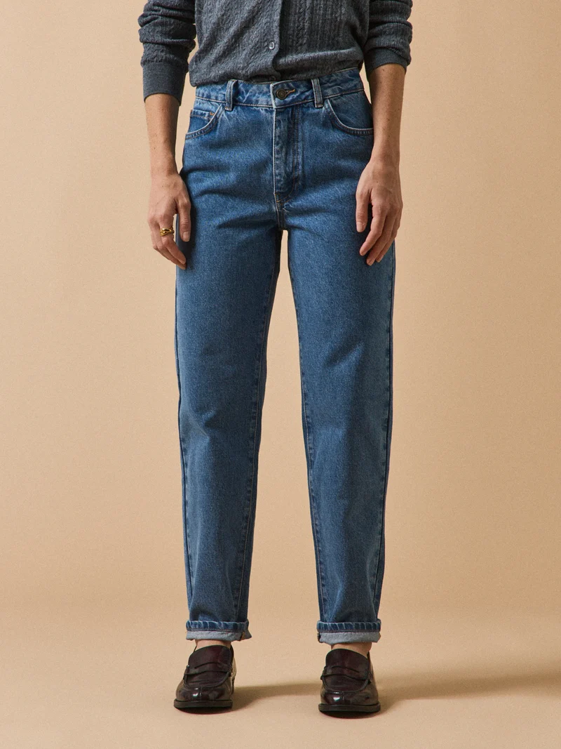 Damen Mom Jeans Claire - Bio-Baumwolle, nachhaltig gewaschen