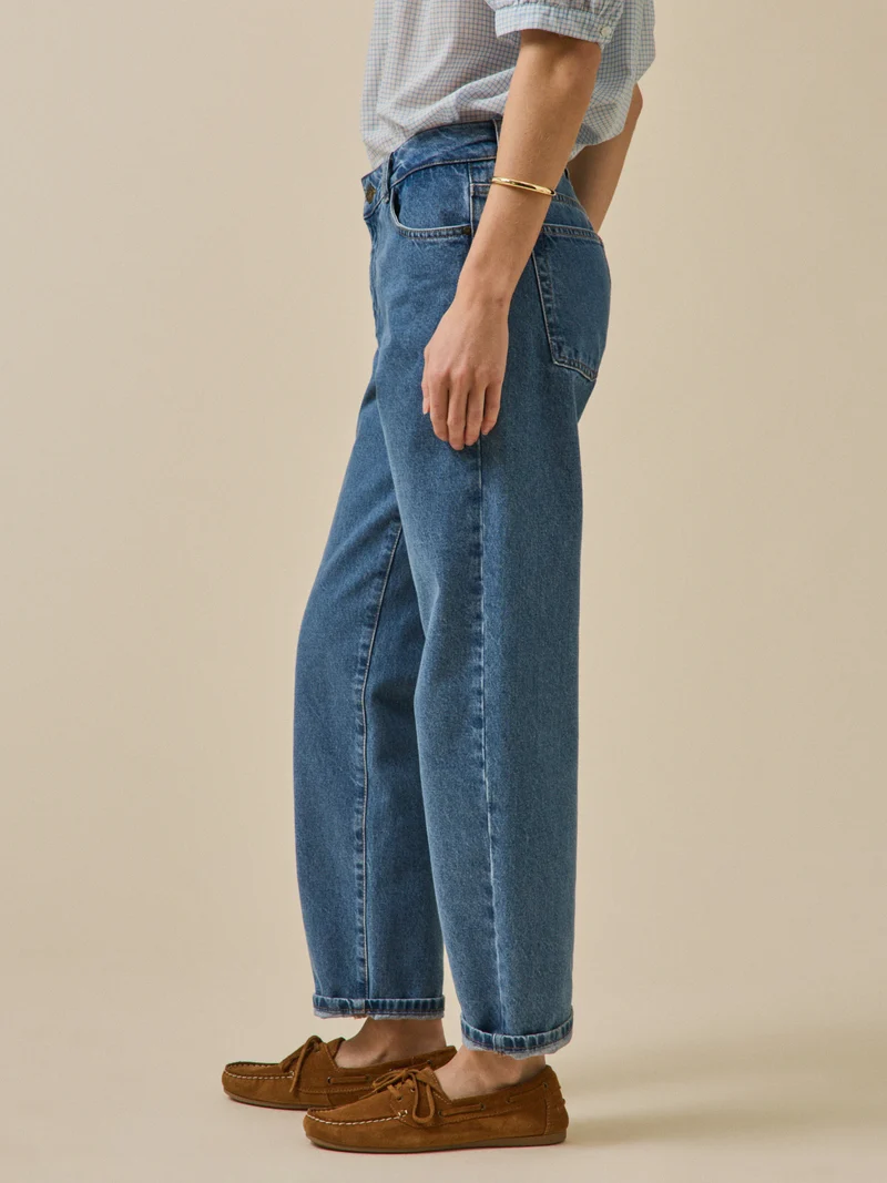 Damen Mom Jeans Claire - Bio-Baumwolle, nachhaltig gewaschen