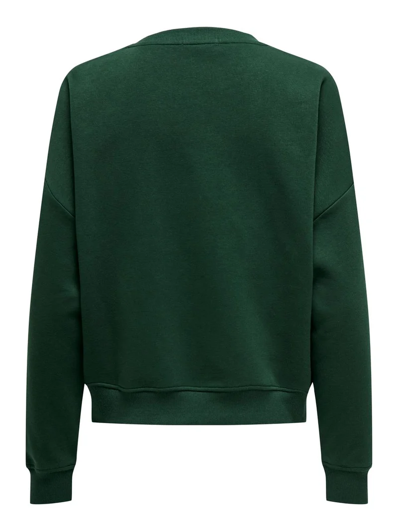 ONLSWEAT LIFE L/S CREW O.SIZE STATE NOOS