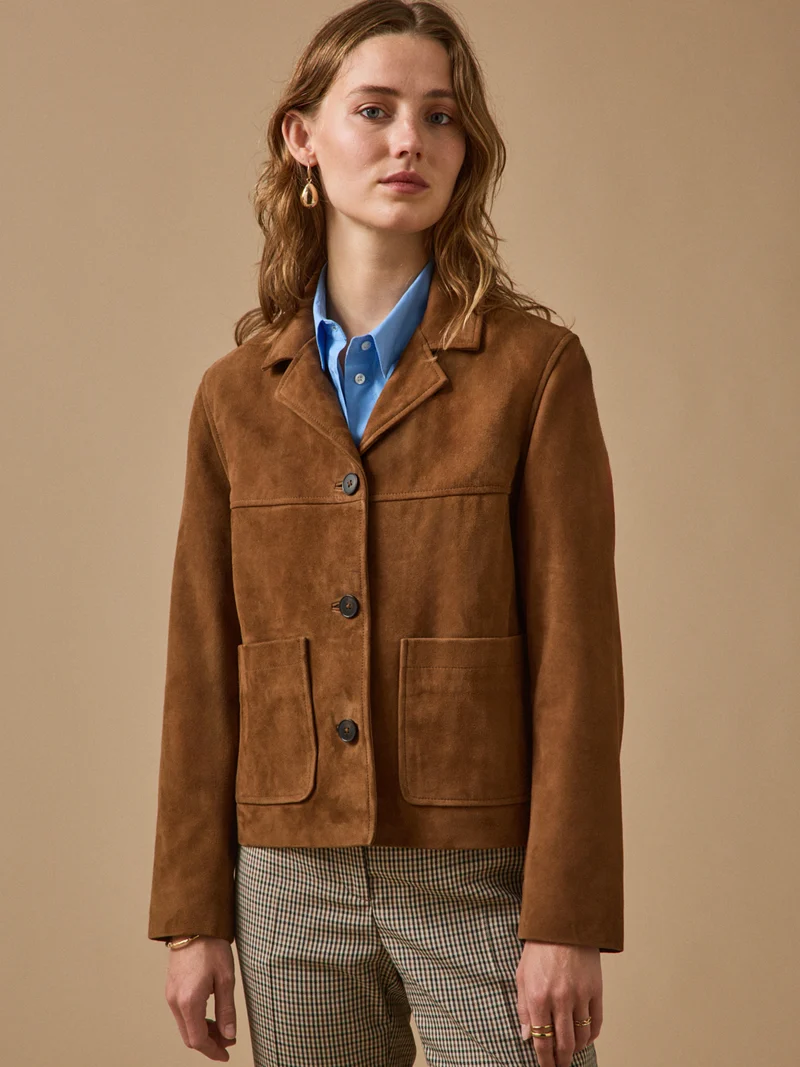 Damen-Lederjacke