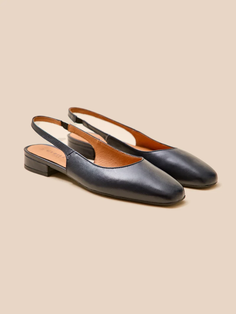 Damen Slingback-Ballerinas aus Leder