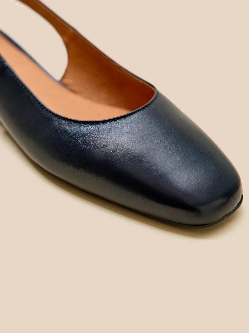 Damen Slingback-Ballerinas aus Leder