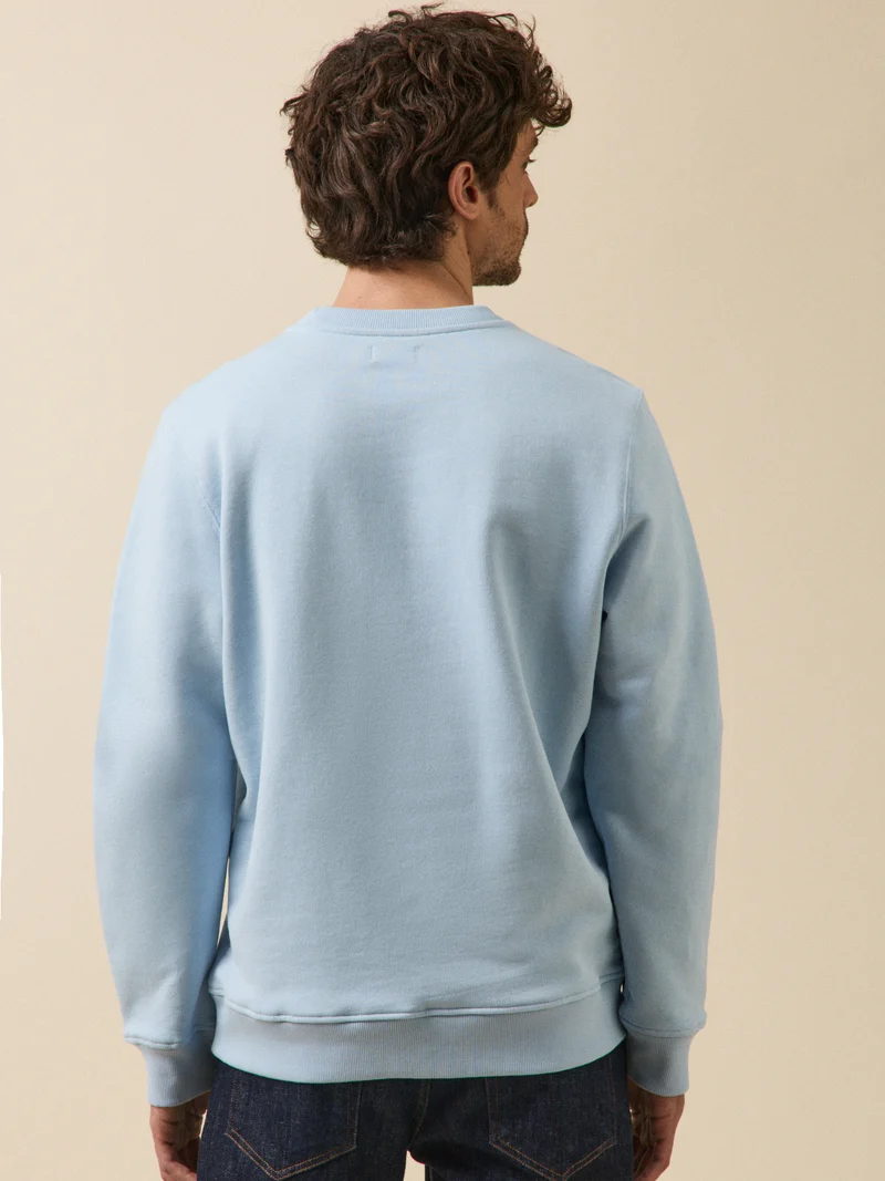 Herren-Sweatshirt aus Molton aus Bio-Baumwolle