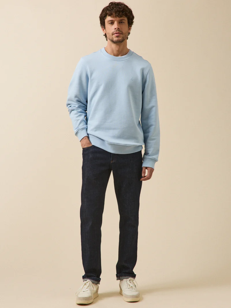 Herren-Sweatshirt aus Molton aus Bio-Baumwolle