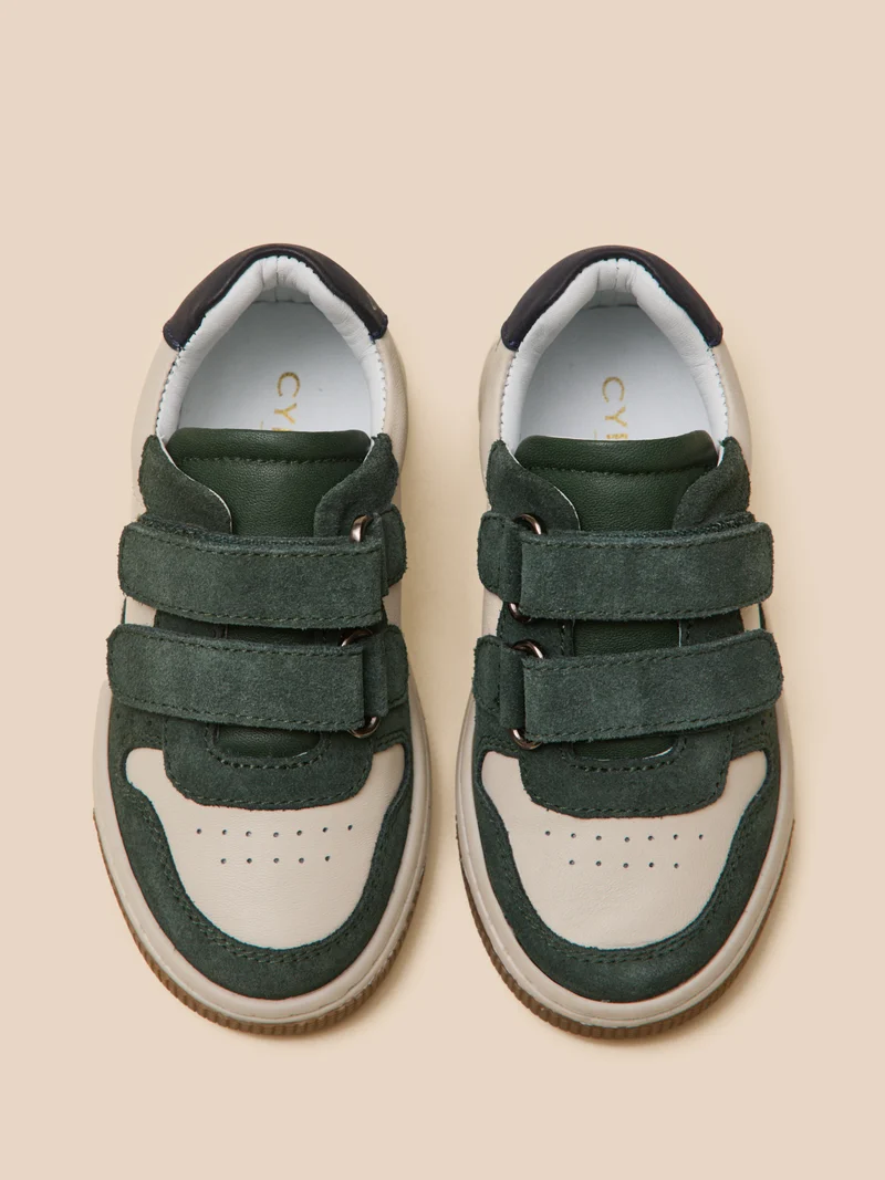 Jungen-Sneaker aus Leder