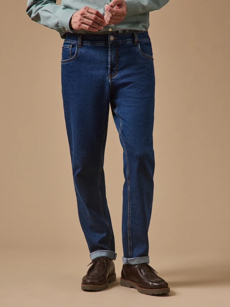 Regular Fit Herren-Jeans aus Bio-Baumwolle