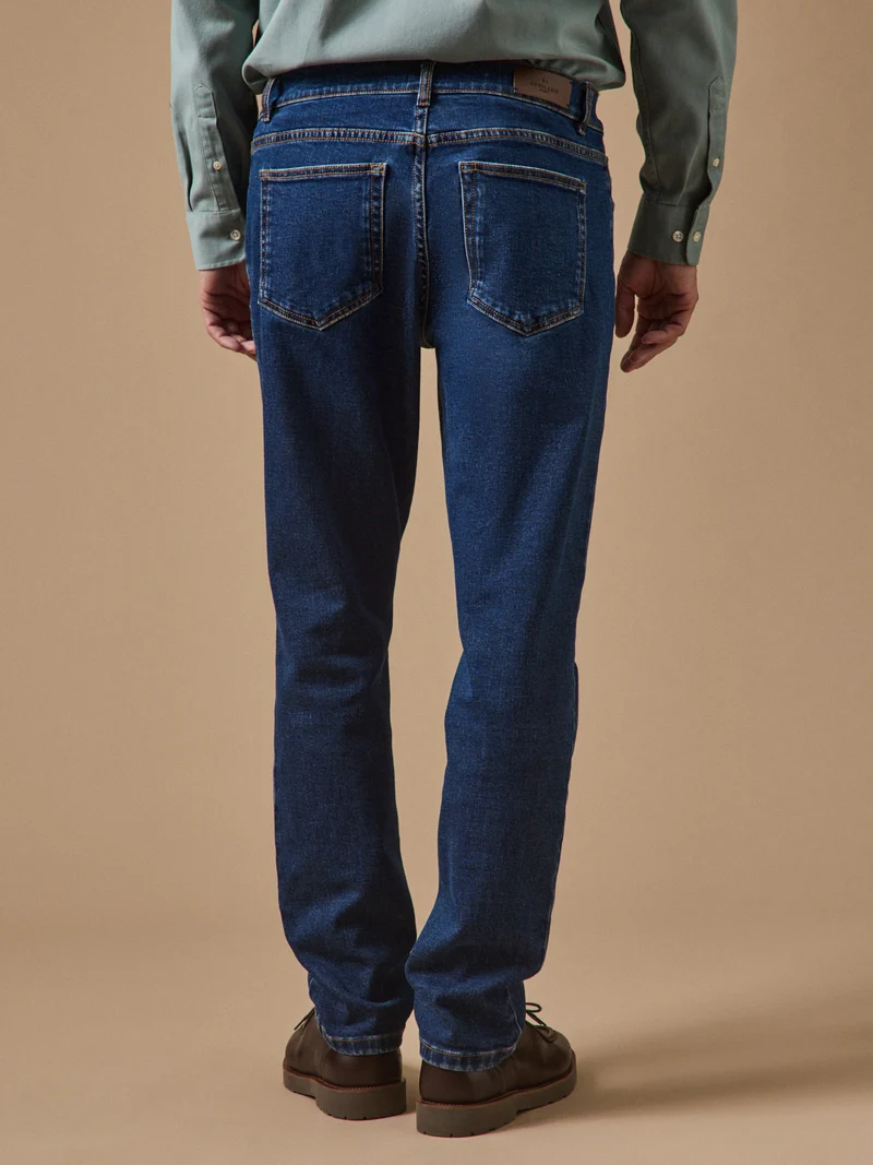 Regular Fit Herren-Jeans aus Bio-Baumwolle