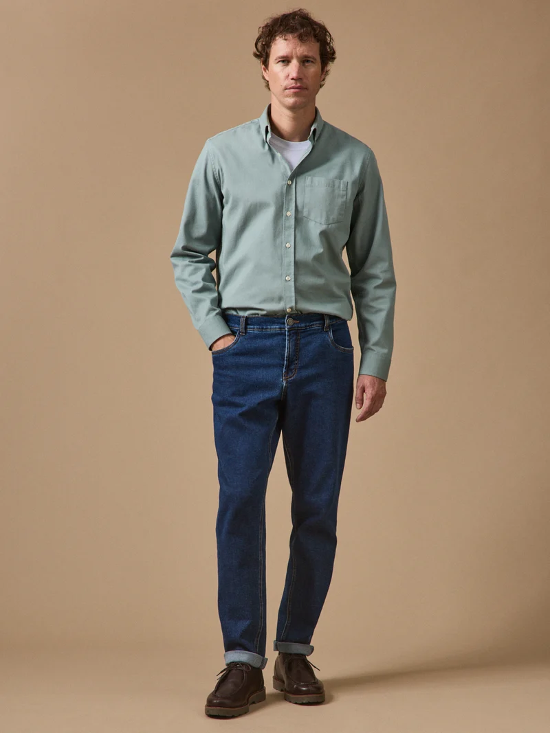 Regular Fit Herren-Jeans aus Bio-Baumwolle