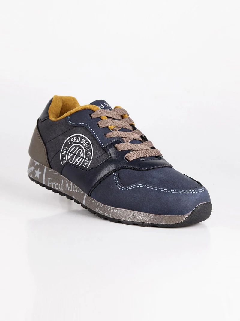 Sneakers stringate - navy