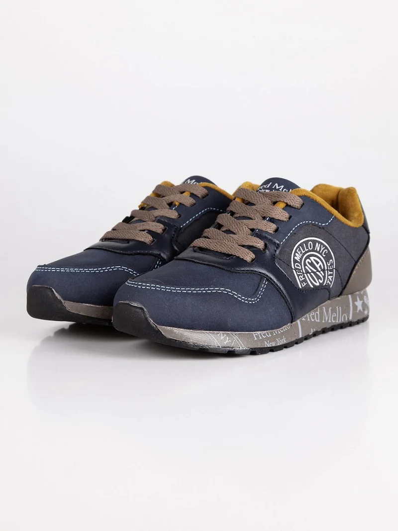 Sneakers stringate - navy
