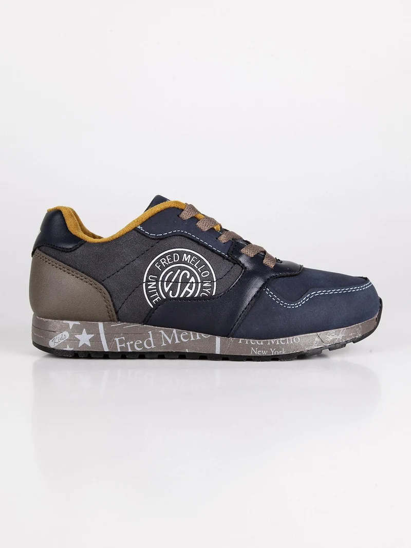 Sneakers stringate - navy