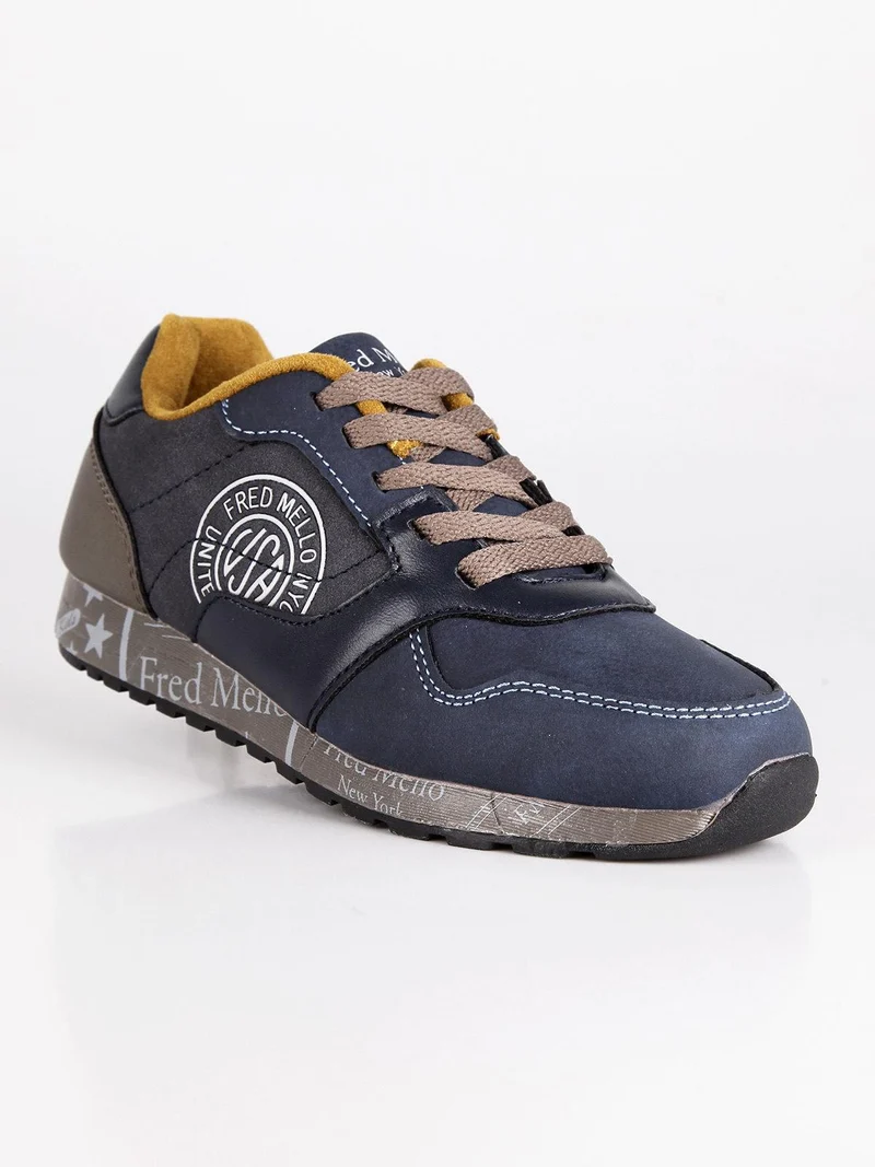Sneakers stringate - navy