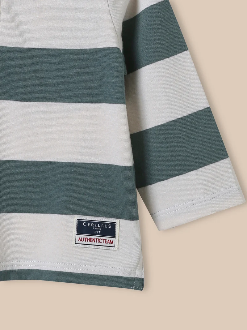 Rugby-Poloshirt, Baby - Bio-Baumwolle