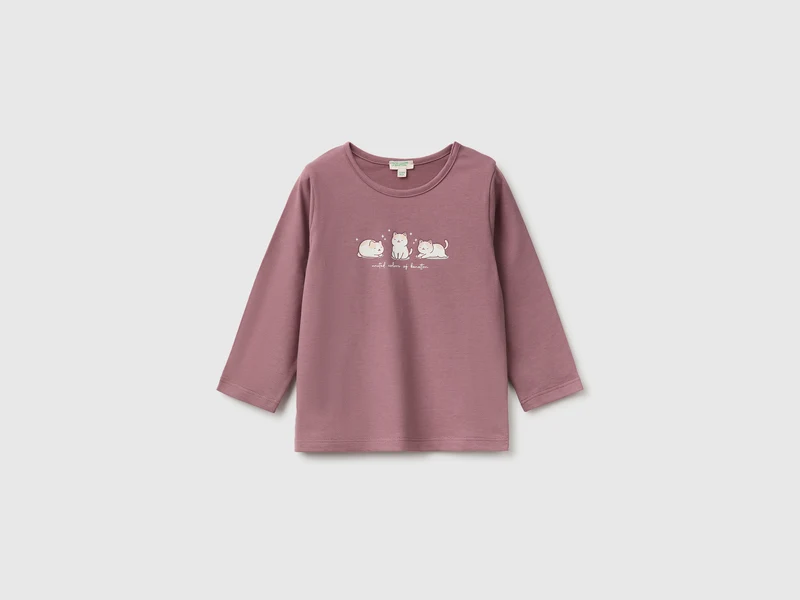 Bedrucktes T-Shirt aus Bio-Baumwolle