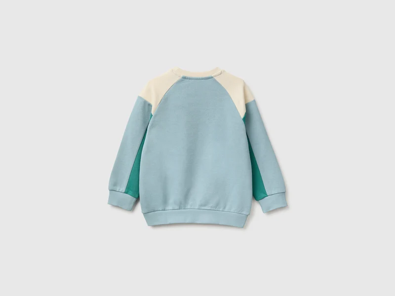 Sweatshirt mit geschlossenem Farbblock