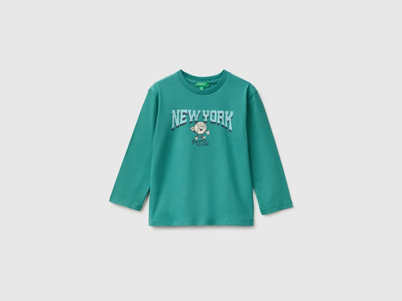 T-Shirt aus 100% Bio-Baumwolle mit Aufdruck