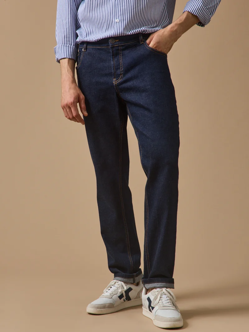 Regular Fit Herren-Jeans aus Bio-Baumwolle