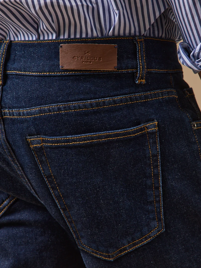 Regular Fit Herren-Jeans aus Bio-Baumwolle