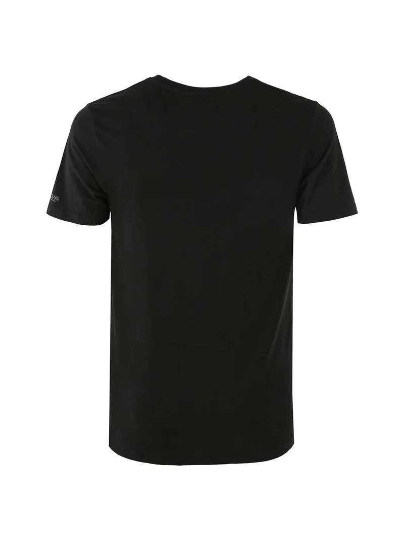 T-shirt intima da uomo in cotone bielastico - nero