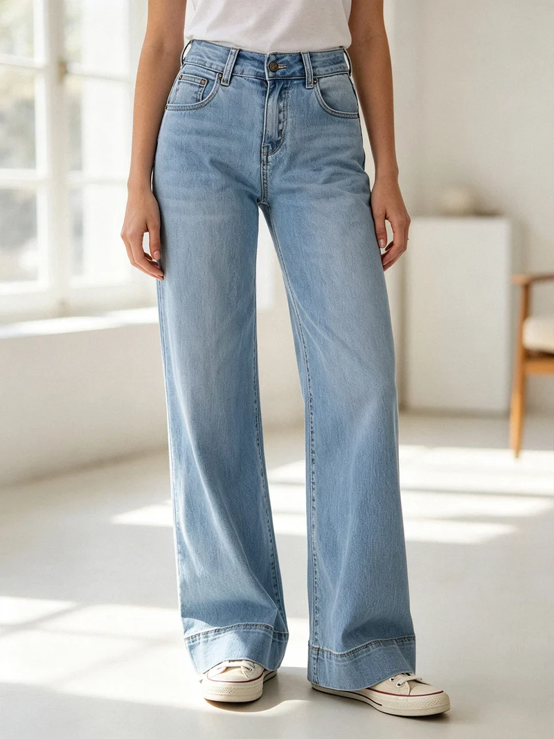 Jeans donna wide leg - jeans